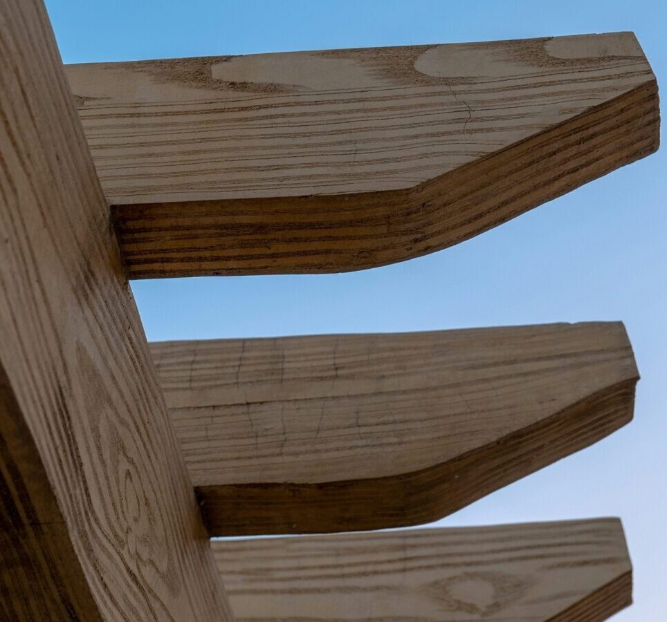 Holz Überdachung